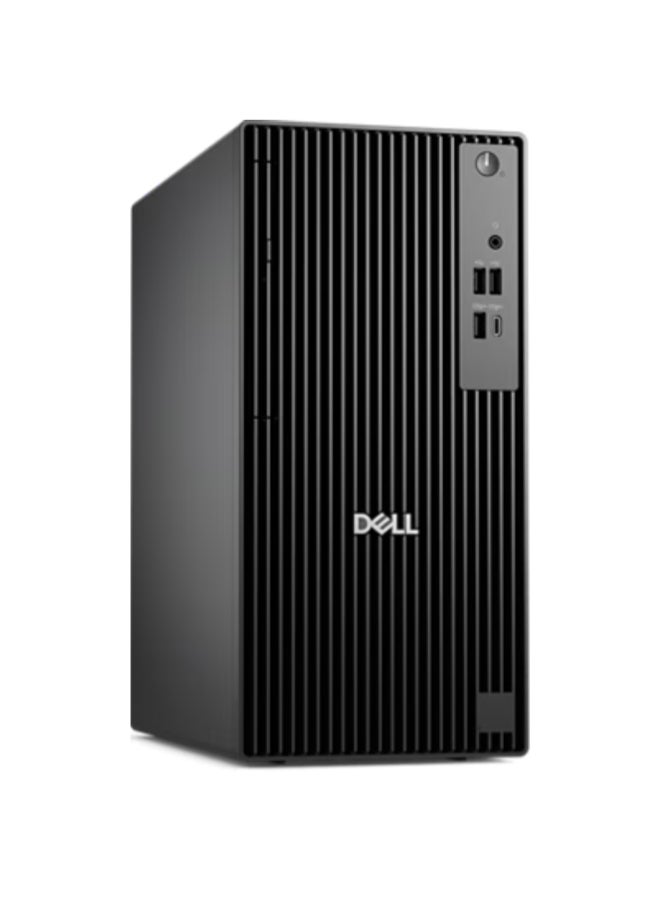 DELL QCT1250 Tower  PC With Core i7-14700 Processor/8GB RAM DDR5/512GB SSD/Ubuntu 24.04 LTS/ Black - Image 1