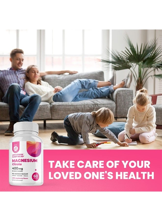 Dr. Moritz جواهر المغنيسيوم خالية من السكر - مكمل جواهر المغنيسيوم الهادئ للأطفال، جواهر المغنيسيوم الهادئة الخالية من السكر للأطفال والبالغين (60 حبة) - Image 5