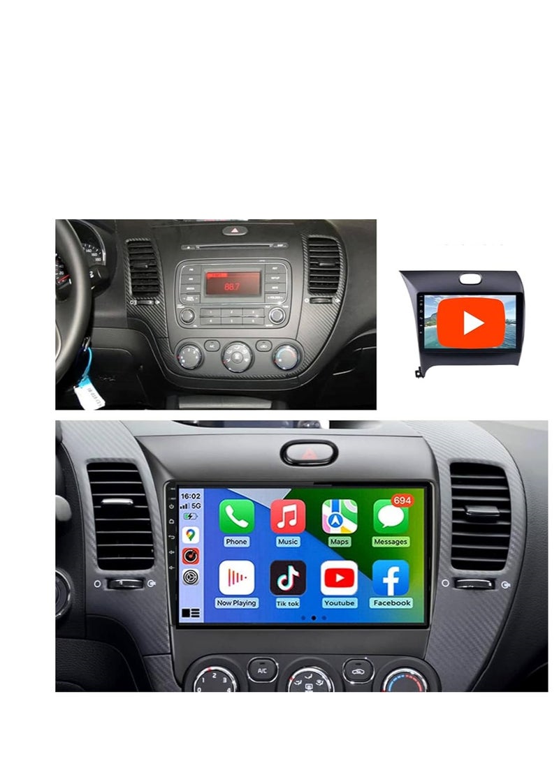 MNT Kia Cerato screen from 2013 to 2017 is part of the car's infotainment system. It runs on Android and supports features like Apple CarPlay and Android Auto, allowing you to easily connect your smartphone. It also offers a high resolution of up to 1080 pixels, making it excellent for displaying information and maps clearly. - Image 4