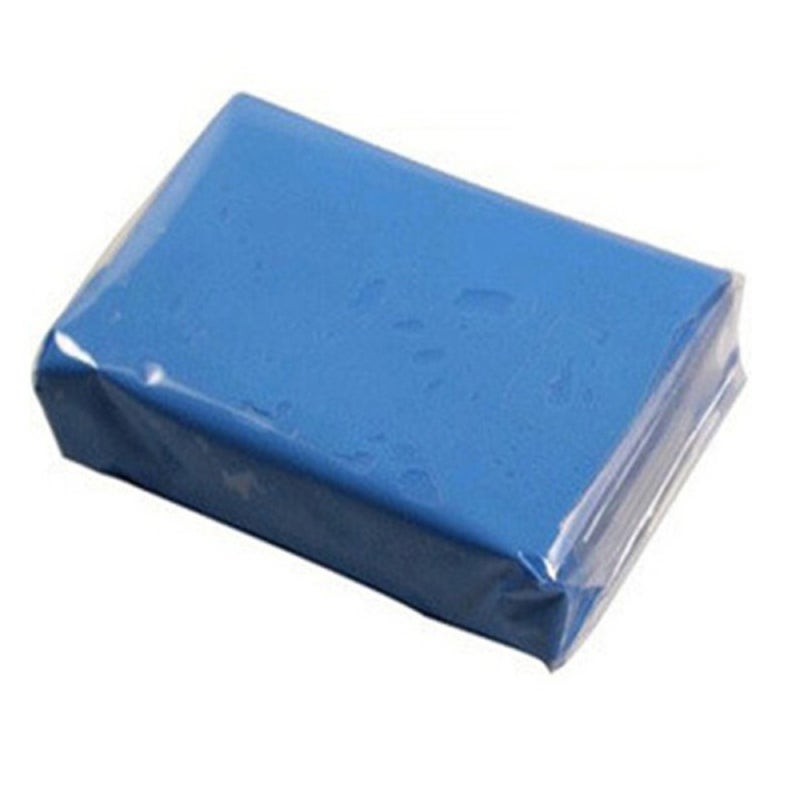 Car Cleaning Clay Blue - Ultra-Fine Fiber & Solid Colloid Blend, Reusable Sticky Formula - Removes Oxidation Bird Feces Tree Sap for Auto Exterior Cleaning - Image 2