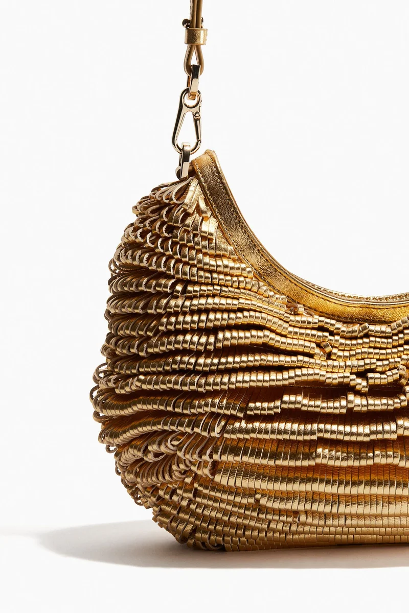 H&M Textured-Look Crossbody Leather Bag