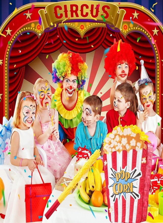 VinTS Popcorn Piñata Kids Piñata with Blindfold and Stick for Birthday Party School Activities Game - Image 4