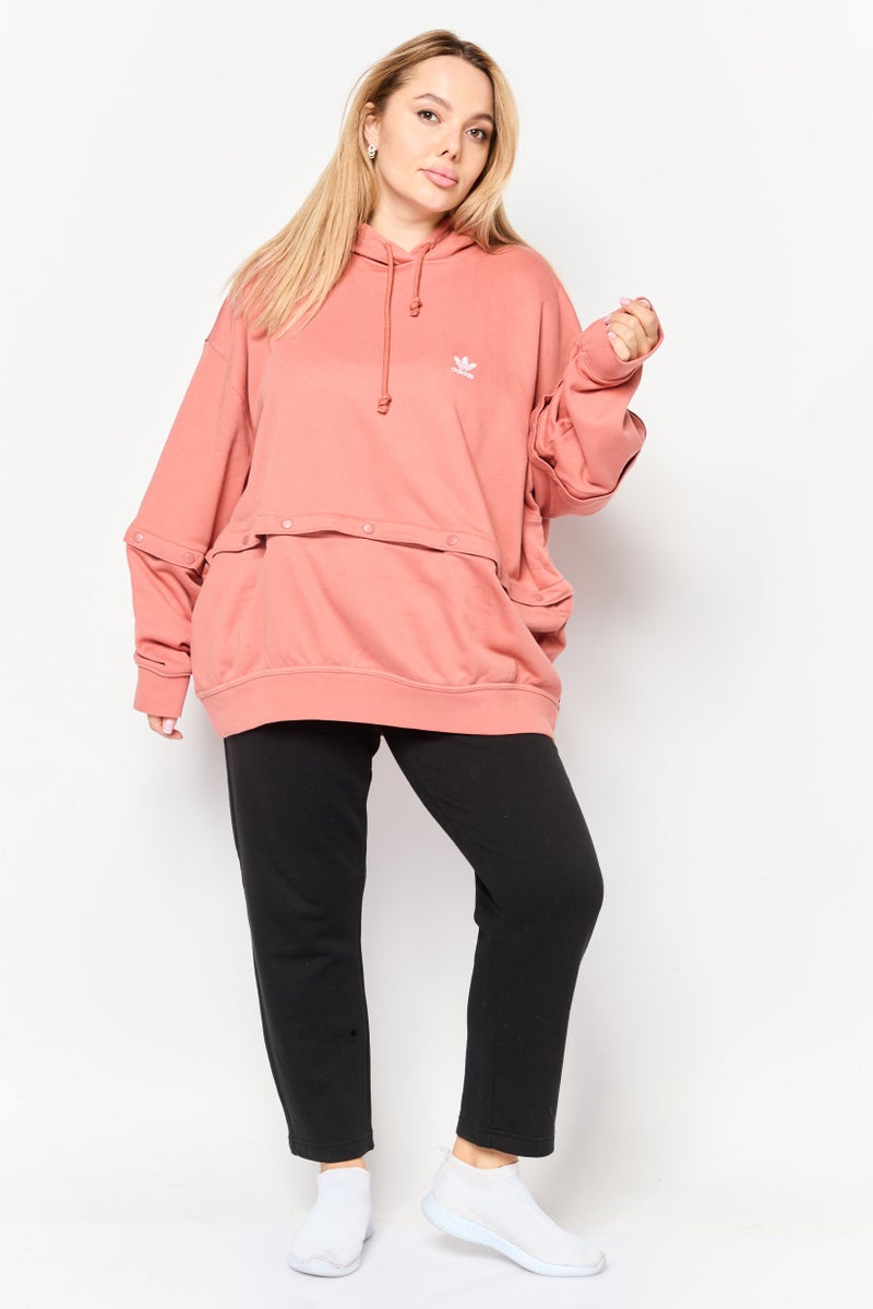 adidas Originals Women Sportswear Fit Long Sleeve Training Sweatshirts, Light Brown  - Image 2