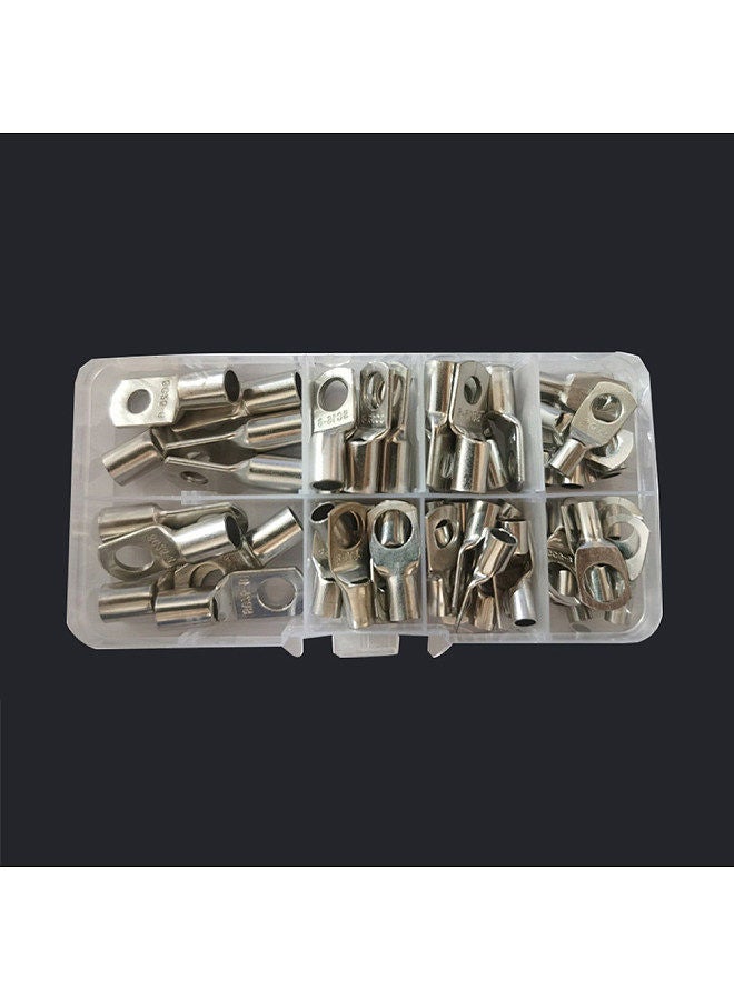 60 PCS Cable Lug Set for 6-25mm² Wire Tinned Copper Wire Lugs Battery Cable Ends Crimp Wire Connectors Ring Terminals  - Image 2
