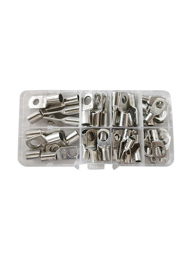 60 PCS Cable Lug Set for 6-25mm² Wire Tinned Copper Wire Lugs Battery Cable Ends Crimp Wire Connectors Ring Terminals  - Image 1