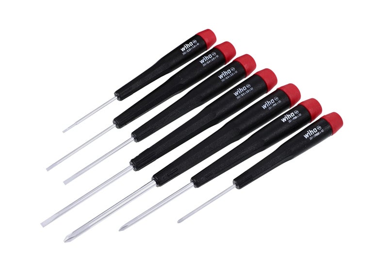 Wiha 26197 7 Piece Precision Slotted and Phillips Screwdriver Set - Image 1