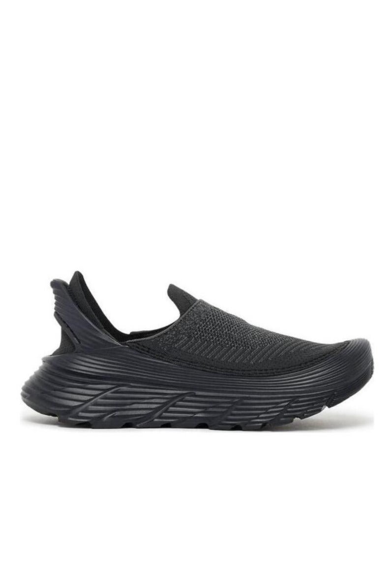 Hoka Restore Lightweight Cushioning Slip-on Sneakers Shoes Black For Women/Men/Students - Image 5