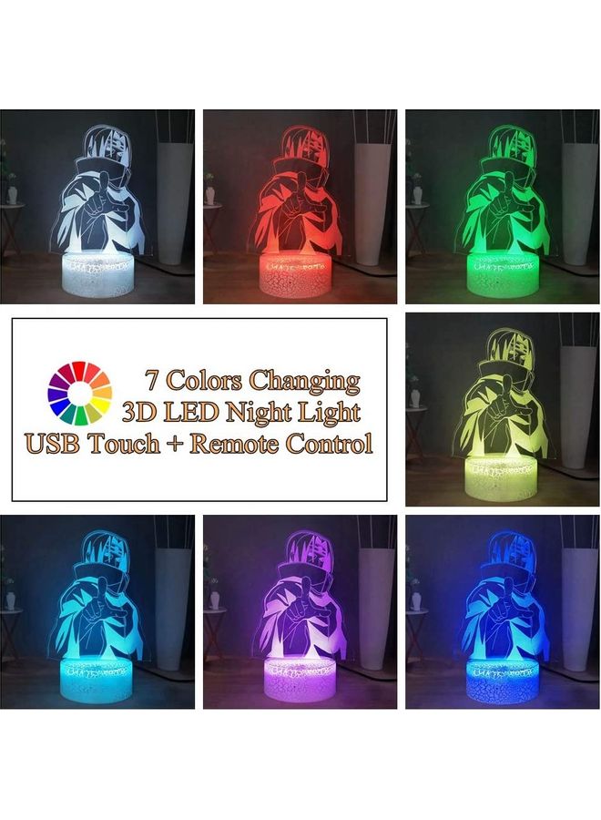 NIBEMINENT Itachi Uchiha LED Night Light Multicolour 1.18inch - Image 4