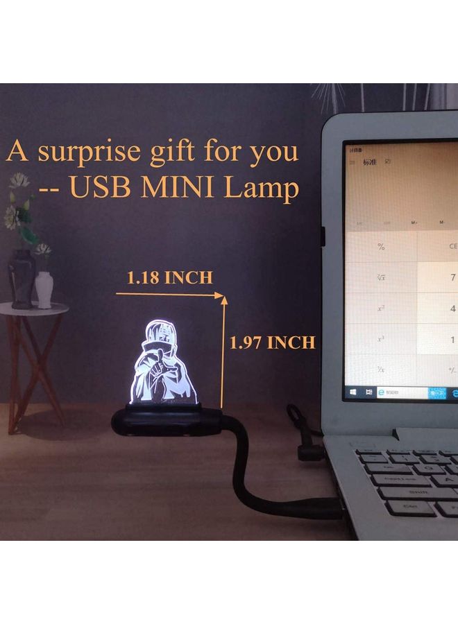 NIBEMINENT Itachi Uchiha LED Night Light Multicolour 1.18inch - Image 5