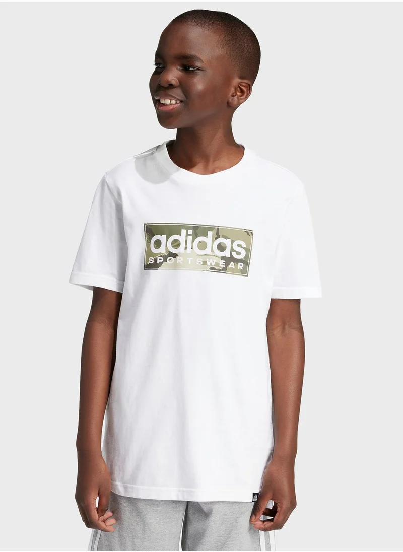 Adidas Youth Logo Lin T-Shirt