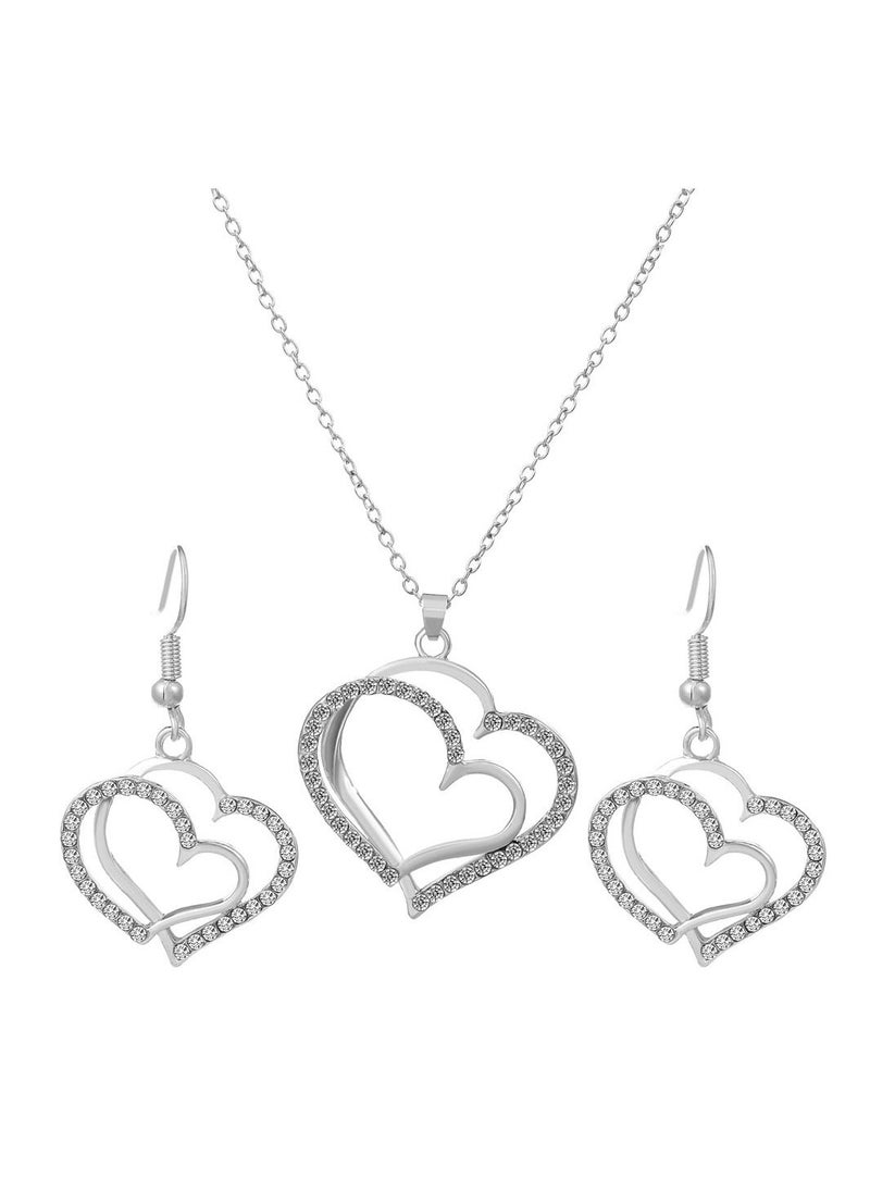 Vintage Cutout Heart Pendant Necklace Earrings Set - pzsku/Z4A3F554E3115CF2E39F1Z/45/_/1685339210/3a8c7a60-4456-4647-9a95-6de8d71962fb