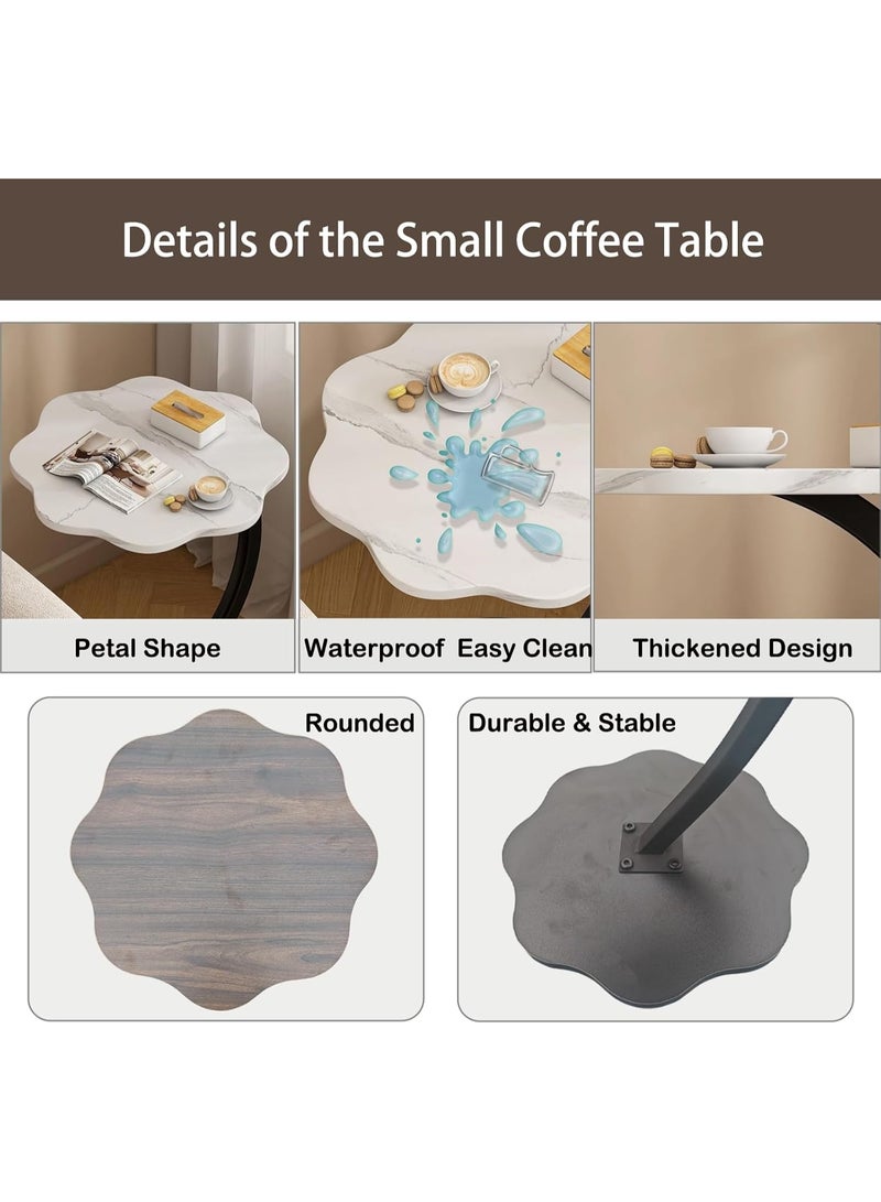 DubaiGallery Modern Side Table for Couch, C-Shaped End Table, Living Room & Bedroom Use - Image 4