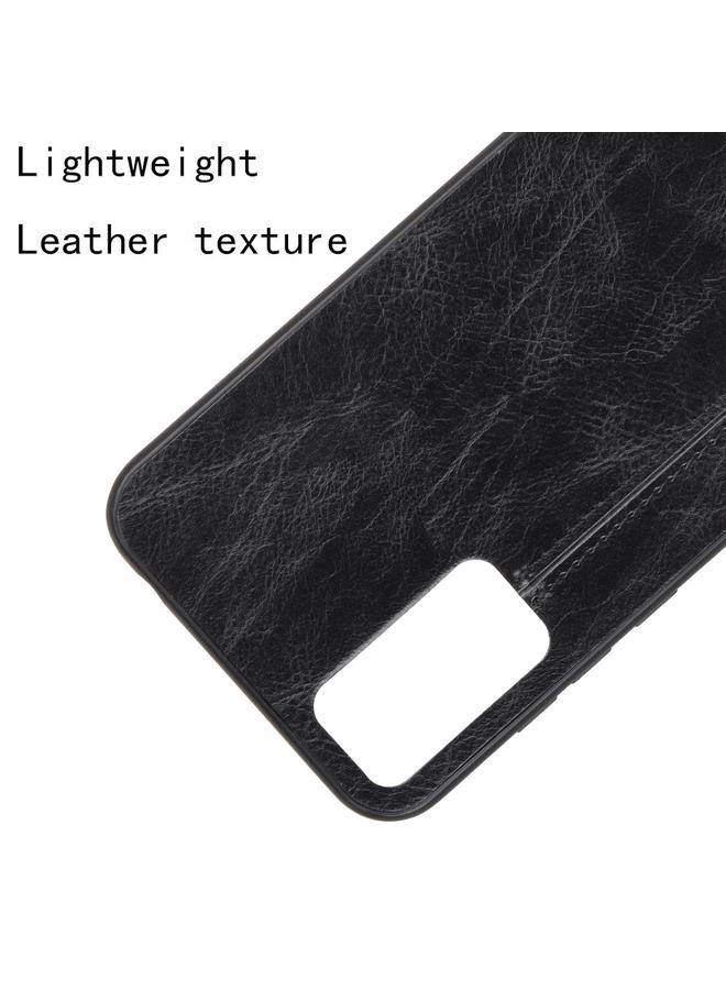 زبون جراب لهاتف Huawei Honor Play 4T Pro مقاوم للصدمات بنمط جلد البقر المخيط من مادة PC + PU + TPU - Image 5