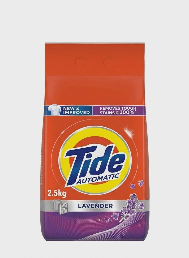Tide Automatic Detergent Powder, Lavender - 2.5 KG - Image 1