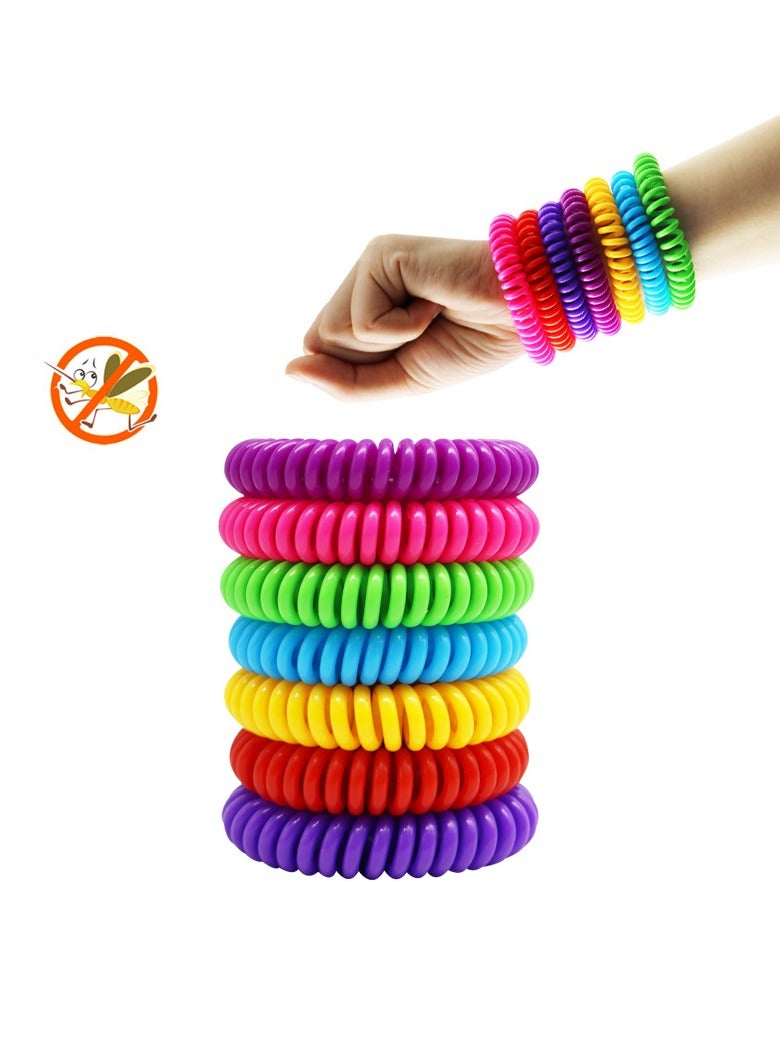 MIXDE Mosquito Bracelets 10 Pack Individually Wrapped DEET Free  Natural and Waterproof Band  - Image 3
