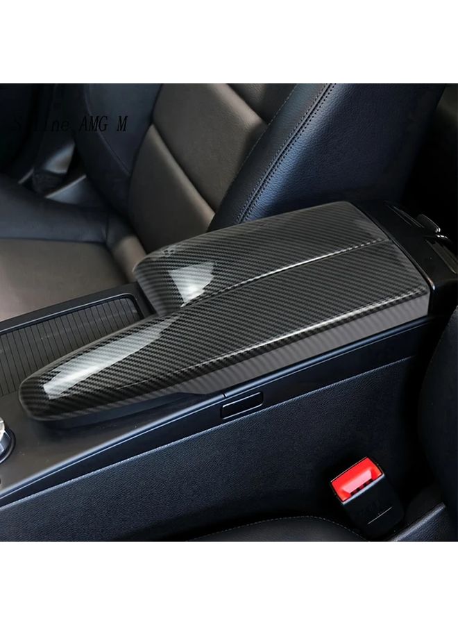 Carbon Fiber Texture Dashboard Panel For Mercedes C Class W204 E Class W212 GLK X204 - Image 1
