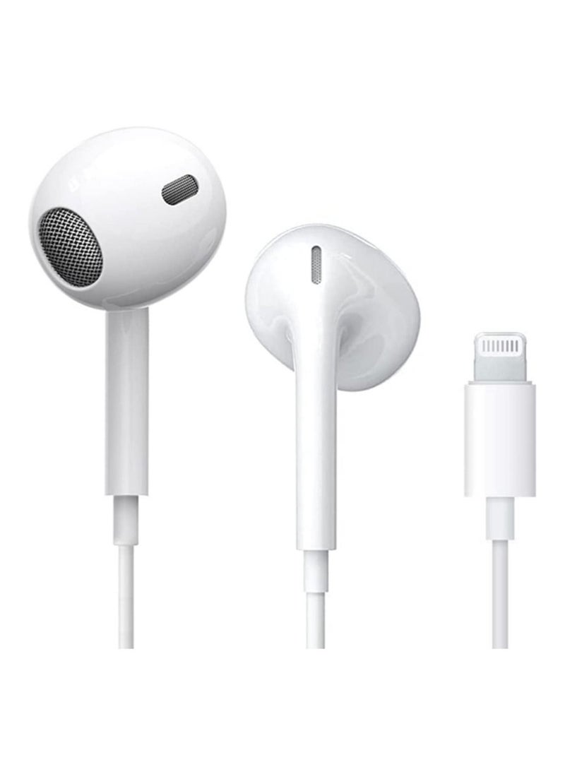 Generic Lightning Headphone Wired for iPhone 13 [Apple MFi Certified] Built-in Microphone & Volume Control, in-Ear Stereo Headset Compatible with iPhone 13 Mini/SE/12 Pro/12Pro Max/11/X/8 7  - Image 1