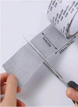 2m Waterproof Self Adhesive Window Screen Repair Tape Glass Surface Mesh Patch Anti Insect Mosquito Hole and Tear Repair Strong Adhesive Seal 1 Roll - pzsku/Z4A3F996473AA27FEAA37Z/45/_/1735556408/bc3dd80d-f0bc-4031-9d06-b9c39da4d71a