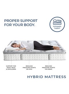 Serta Premier Cool Gel Memory Foam and Hybrid Pocket Spring Mattress 137x191x30 cm  | Mattress in a Box  - Image 4