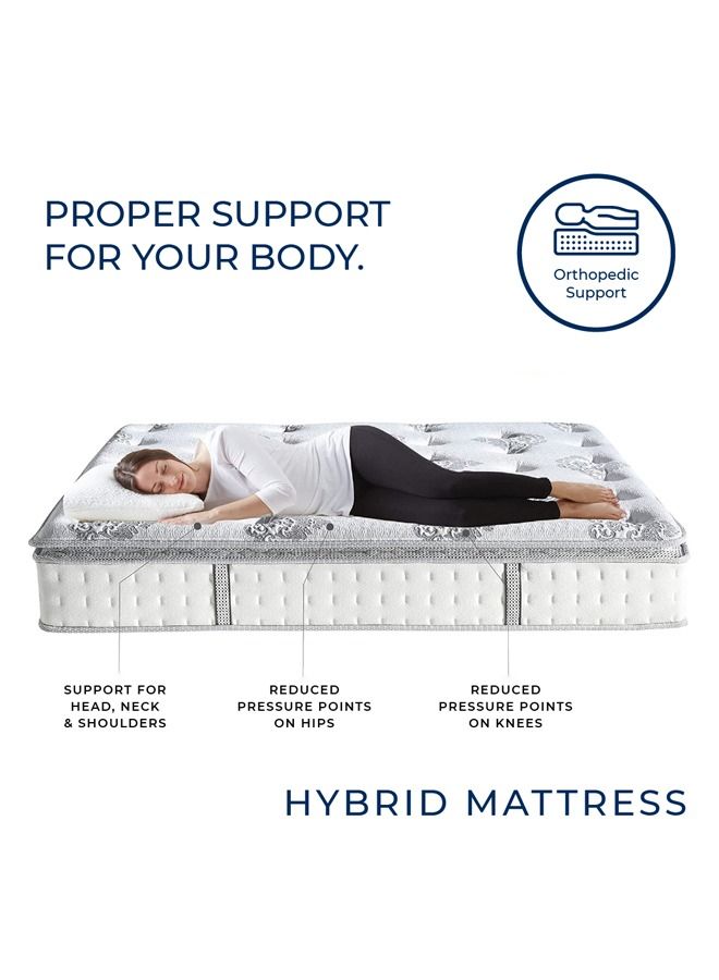 Serta Premier Cool Gel Memory Foam and Hybrid Pocket Spring Mattress 137x191x30 cm  | Mattress in a Box - Image 4