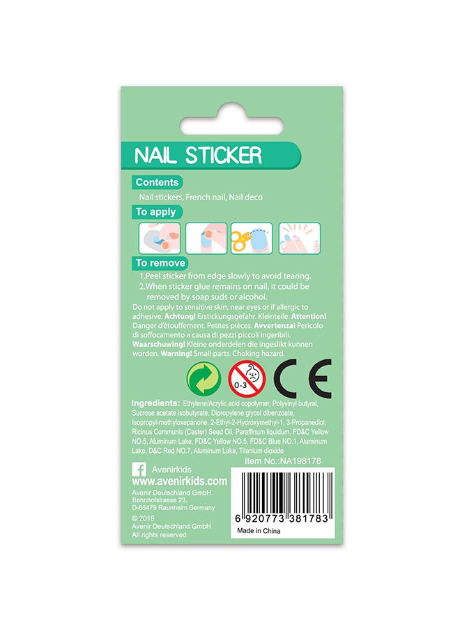 Avenir ملصقات أظافر لامعة  حيوانات  | تصاميم عصرية! مع 38 ملصق ملون ومؤقت أنيق - Image 2