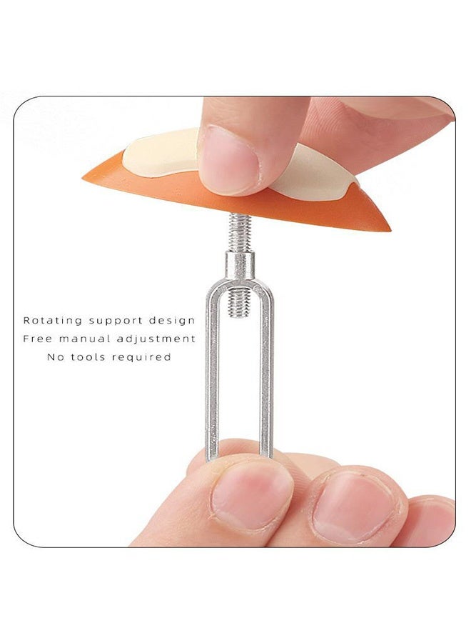 Quantum 2 Pairs Adjustable Shoe Stretcher - Spring Shoe Shaper Support, Reusable Length Adjustable Shoe Expander for High Heels, Pointed Toe Shoes, Leather Shoes, Multiple Colors for Daily Shoe Care (Orange + Yellow) - Image 4