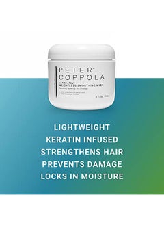 Peter Coppola Akeratin Weightless Smoothing Mask 4 Oz. Deep Conditioning Hair Mask With Hydrolyzed Wheat Protein Strengthen And Smooths Hair Prevents Hair Damage Keratin Hair Mask  - Image 5