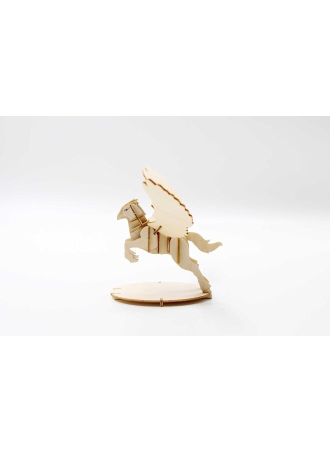 null - IncrediBuilds: Harry Potter: Buckbeak 3D Wood Model and Booklet - Image 1