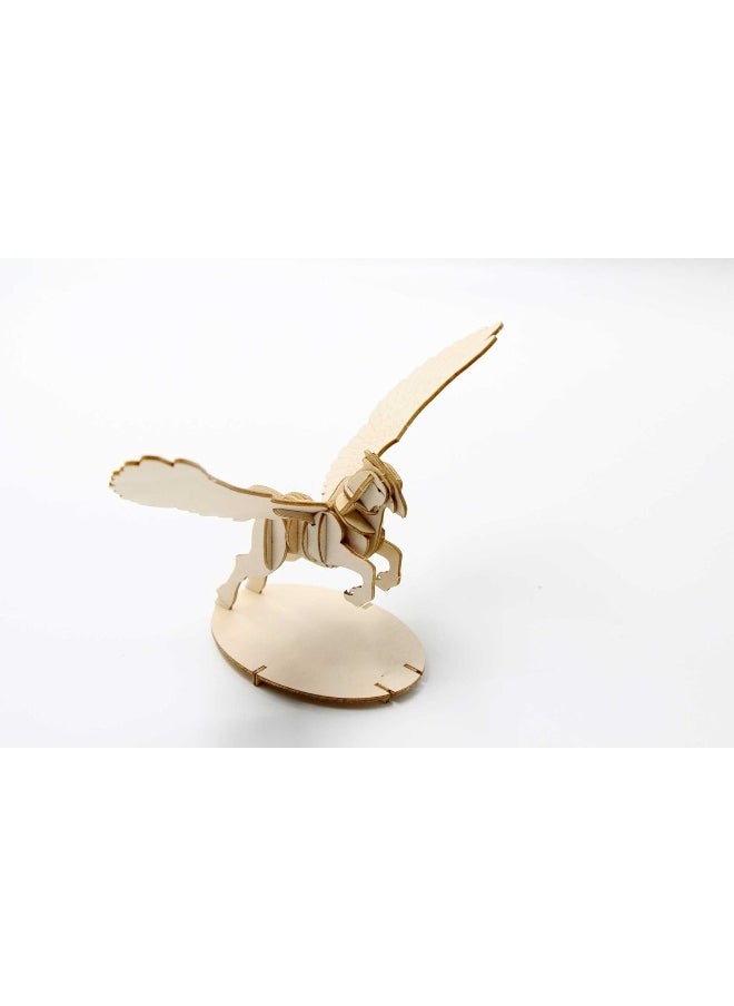 null - IncrediBuilds: Harry Potter: Buckbeak 3D Wood Model and Booklet - Image 1