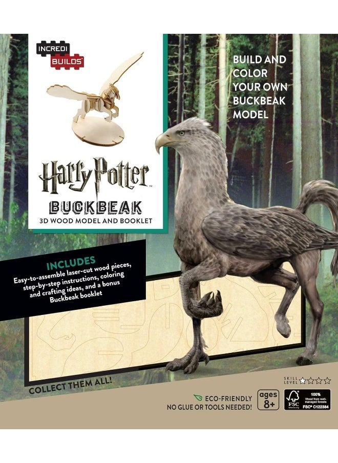 null - IncrediBuilds: Harry Potter: Buckbeak 3D Wood Model and Booklet - Image 1