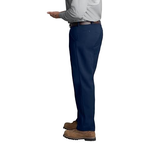 Red Kap Men's Stain Resistant, Flat Front Work Pants, Navy, 35W x 30L - Image 4