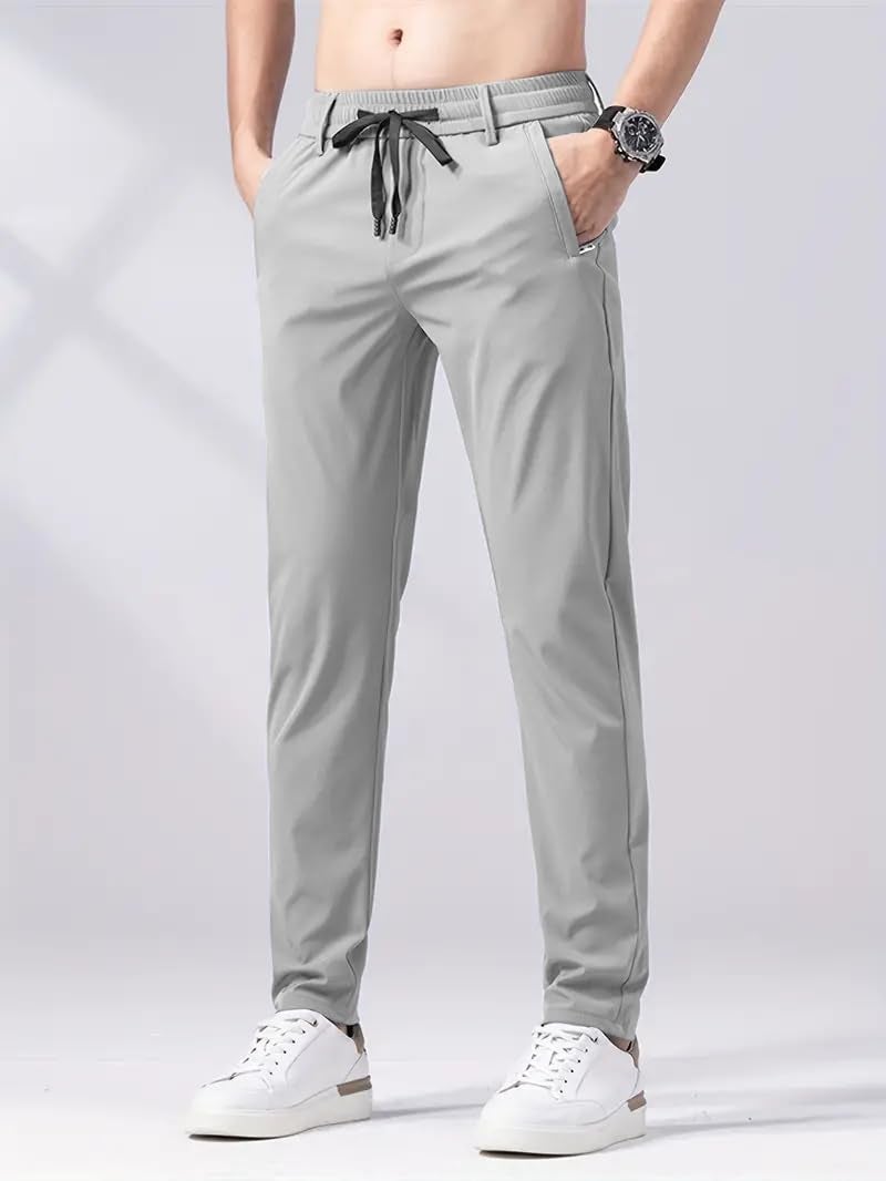 JVX Track Pant for Men || Trackpants || Mens Track Pant || Trouser for Men || Casual Trouser (NJT-11) (in, Numeric, 36, LIGHTGREY) - Image 2