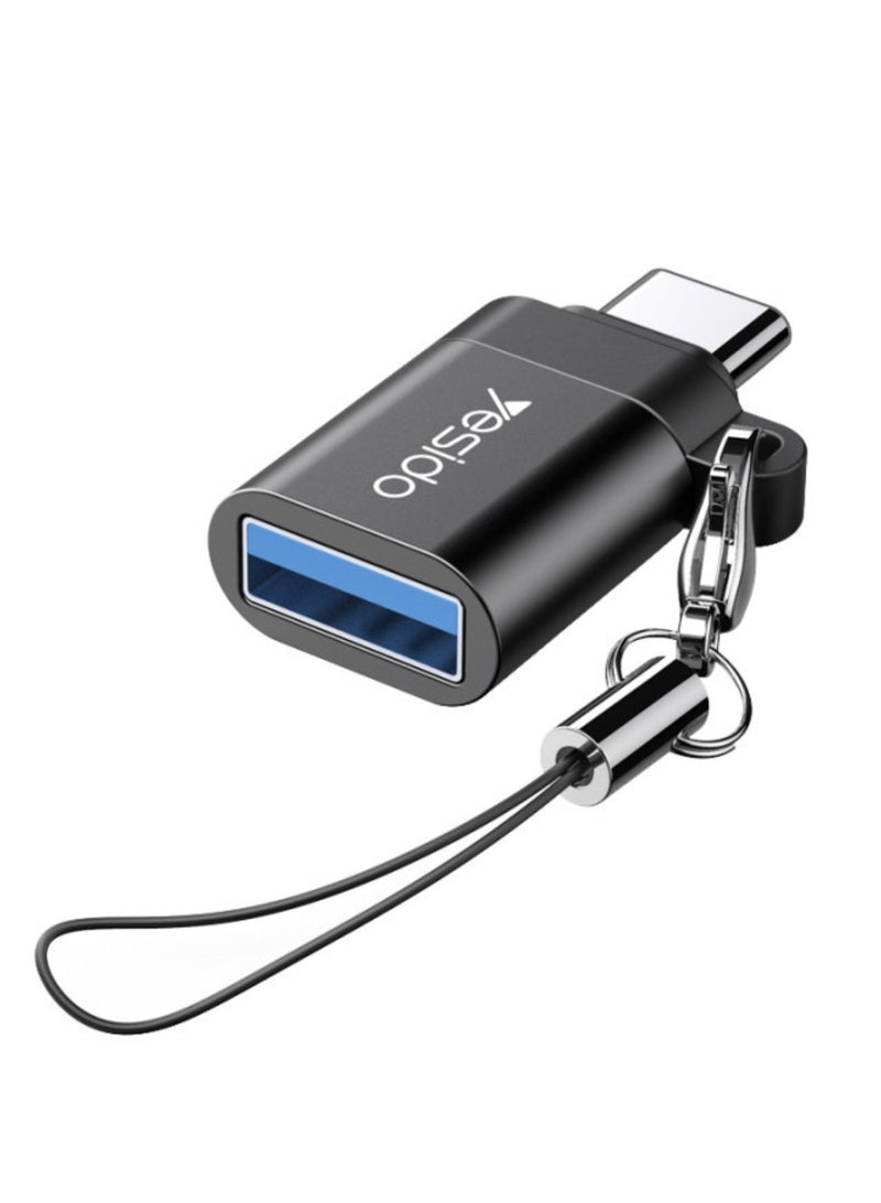 Yesido GS06 Mini Function Mobile Phone Power Data Transmit Convert Card Reader Type-C To USB OTG Adapter - Image 1