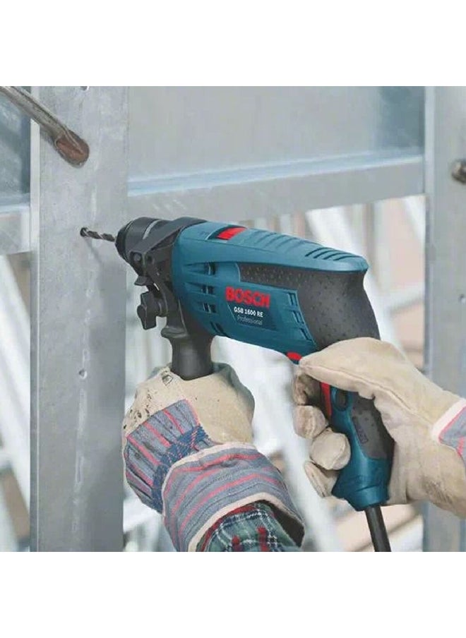 BOSCH - GSB 701W 220V Professional Impact Drill Black and Teal 16 mm JE0 601 228 1L1 - Image 1