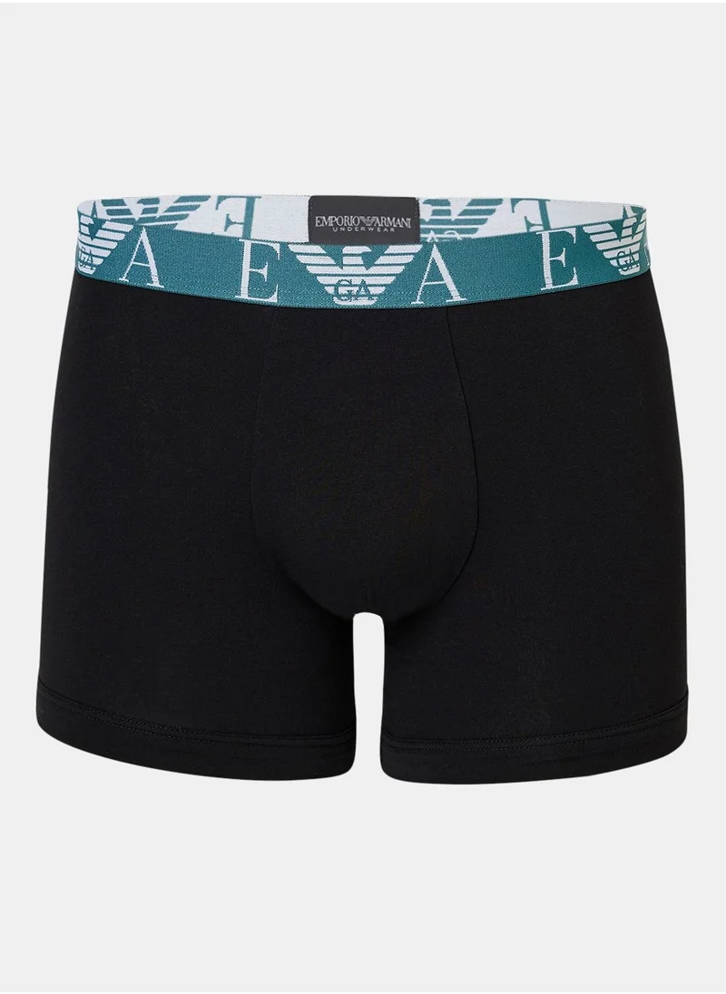 EMPORIO ARMANI 3 Pack Logo Band Trunks