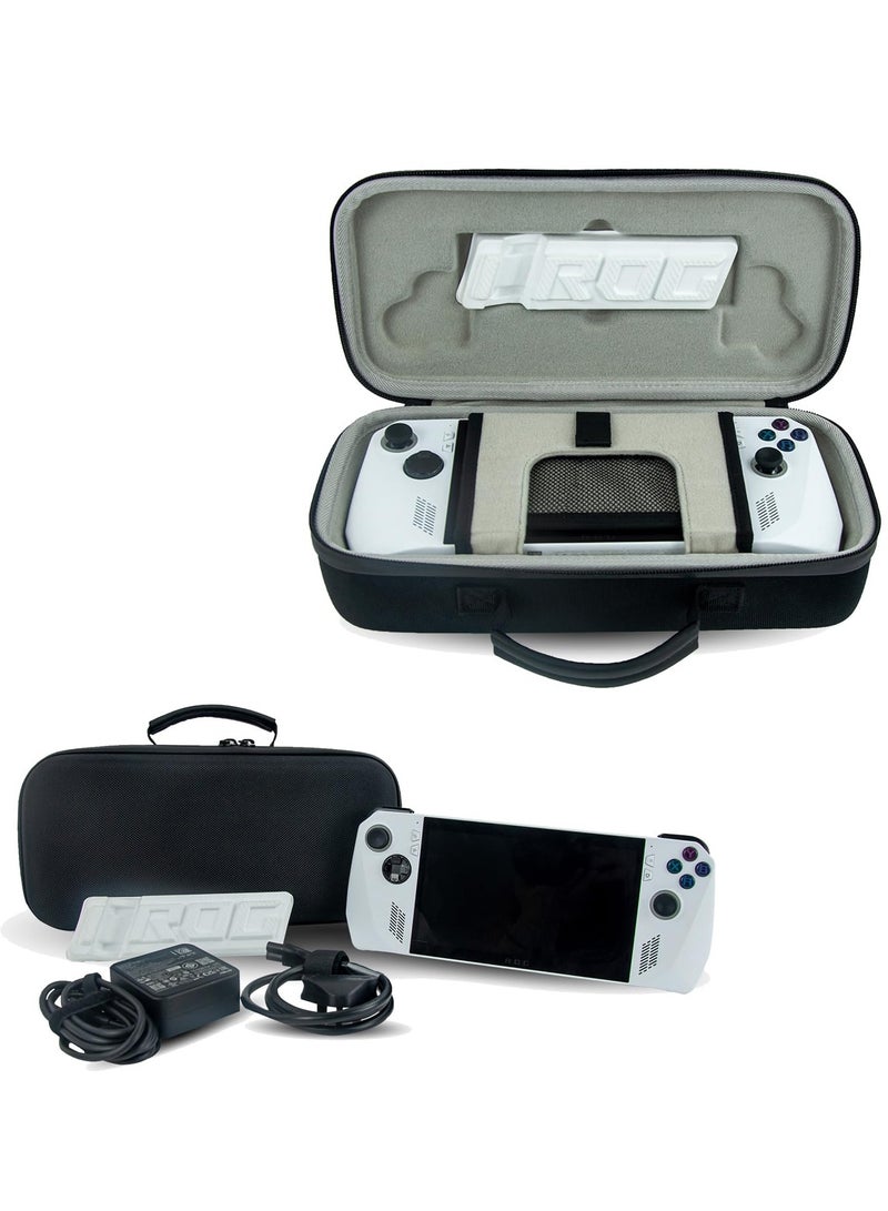 SYOSI Hard Carrying Case Fit for Rog Ally Console, Compatible with Rog Ally Handheld Travel Protective Handbag, EVA Shockproof Storage Bag, Built-in Heat Dissipation Bracket, Waterproof Oxford Fabric - Image 1