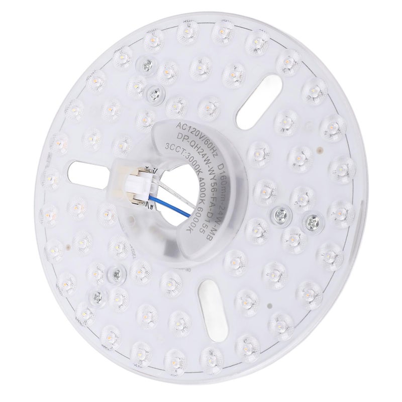 LED Ceiling Fan Light Magnetic Replacement Panel - Stable LED Performance Memory Function Adjustable Brightness Light Kit for Home Bedroom Living Room Dining Room Fixtures - Image 2