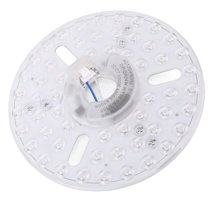 LED Ceiling Fan Light Magnetic Replacement Panel - Stable LED Performance Memory Function Adjustable Brightness Light Kit for Home Bedroom Living Room Dining Room Fixtures - Image 3