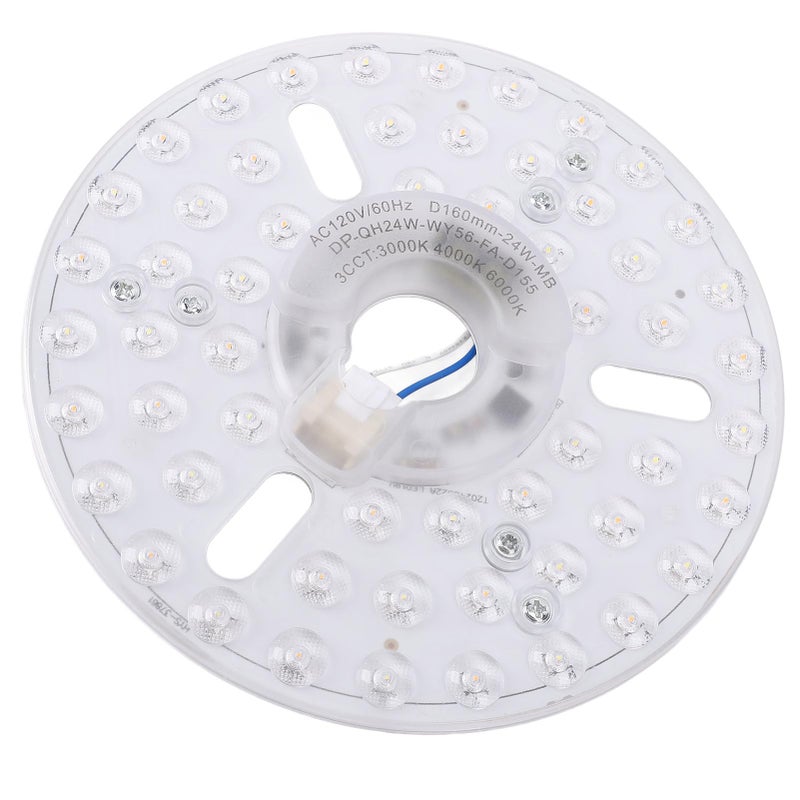 LED Ceiling Fan Light Magnetic Replacement Panel - Stable LED Performance Memory Function Adjustable Brightness Light Kit for Home Bedroom Living Room Dining Room Fixtures - Image 1