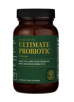 global healing center Ultimate Probiotic 100 Billion CFU 36 Strains 60 Capsules  - Image 1