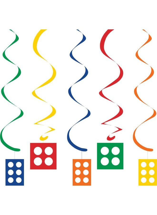 CREATIVE CONVERTING 5 Dizzy Danglers, Assorted with Cutouts - Image 1