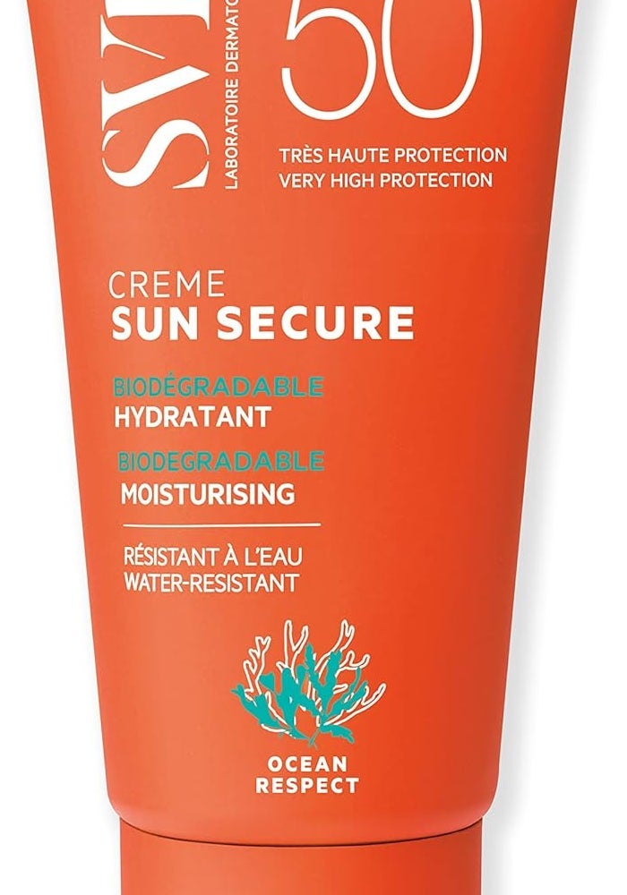 كريم الترطيب القابل للتحلل الحيوي SVR Sun Secure SPF50+ - 50 مل