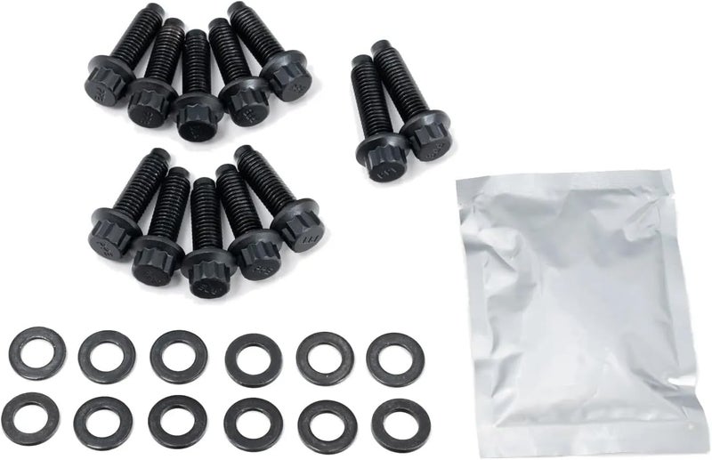 Pacific Performance Engineering PPE Up Pipe Bolt Set 116121500 Compatible for 2001-2016 GM 6.6L Duramax LB7 LLY LBZ LMM and LML (12 PC) - Image 1