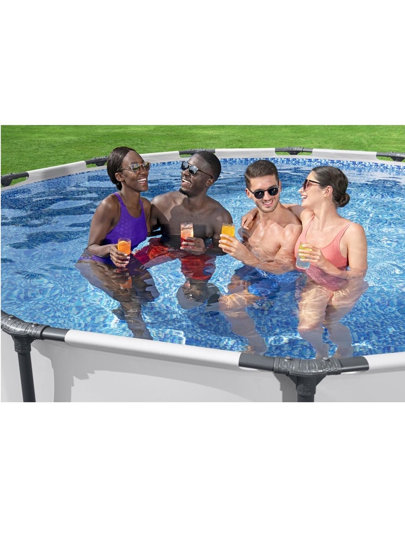 بست واي حمام سباحة ضخم كامل مع مضخة تصفية 396x122 سم - 5618W - Image 5