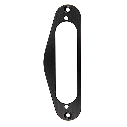 Yootones 1Pcs Yootones Metal Guitar Single Coil Pickup Mounting Ring with Screws Compatible with Fender Stratocaster Strat Guitar (Black) - Image 5