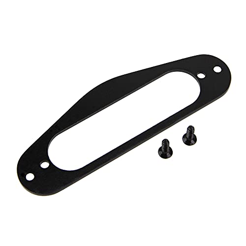 Yootones 1Pcs Yootones Metal Guitar Single Coil Pickup Mounting Ring with Screws Compatible with Fender Stratocaster Strat Guitar (Black) - Image 2