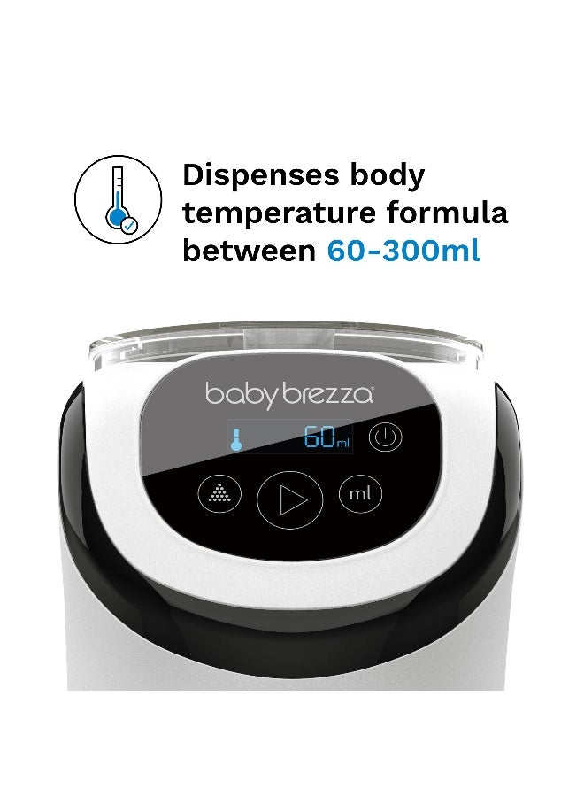 Baby Brezza ماكينة خلط الأطفال فورمولا برو ميني المحمولة تناسب المساحات الصغيرة والسفر للأطفال الرضع - باللون الأبيض - Image 5