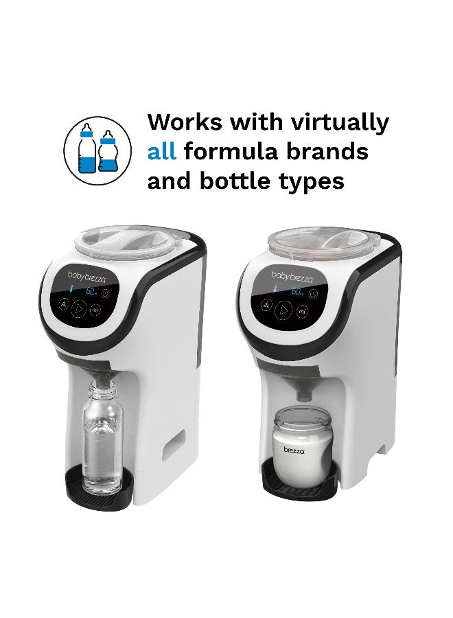 Baby Brezza ماكينة خلط الأطفال فورمولا برو ميني المحمولة تناسب المساحات الصغيرة والسفر للأطفال الرضع - باللون الأبيض - Image 4