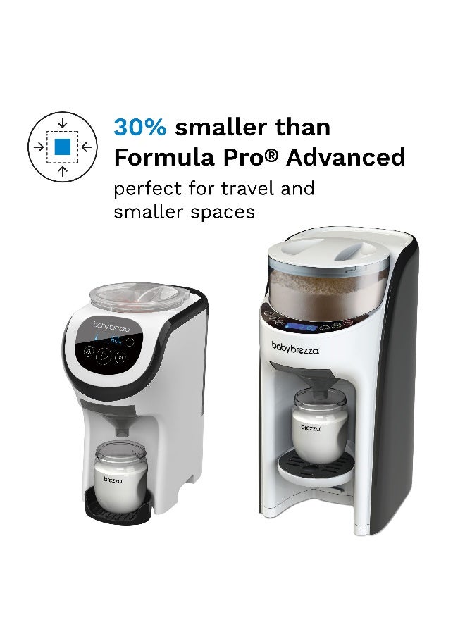 Baby Brezza ماكينة خلط الأطفال فورمولا برو ميني المحمولة تناسب المساحات الصغيرة والسفر للأطفال الرضع - باللون الأبيض - Image 2