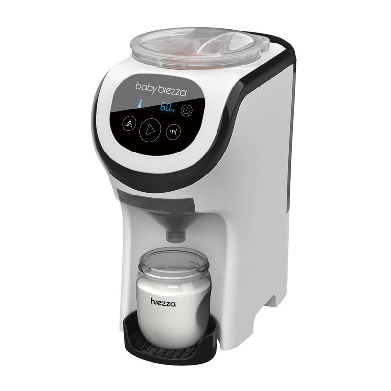 Baby Brezza Formula Pro Mini Baby Formula Mixer Machine Fits Small Spaces and is Portable for Travel– Bottle Makers Makes The Perfect Bottle for Your Infant On The Go, White - Image 1